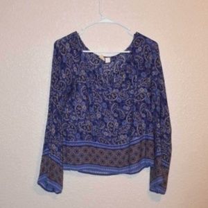 Francesca's BOHO Blouse, Size S